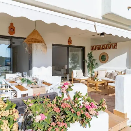 Ultimate - Terrace With Pool View Near Golf & - Sunset Golf Apartment *